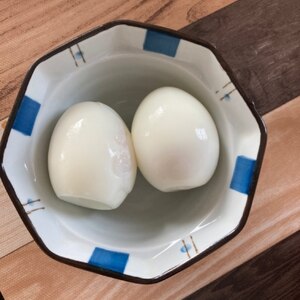 まん丸ゆで卵の作り方